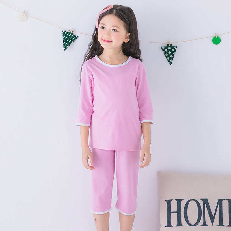 Children Pajamas Boys Summer Thin Cotton Boys Girls