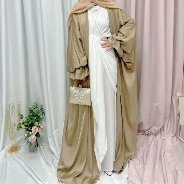 Abaya Elegant & Satin Dress set