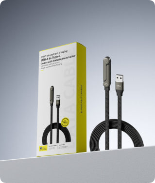 Elbow Fast-Charging Phone Holder Cable (240W / 65W /30W) Type-C To Type-C USB-A To Type-C