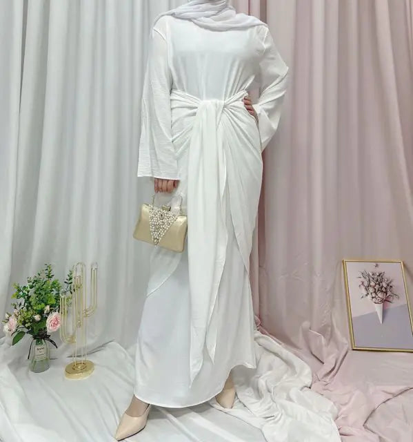 Abaya Elegant & Satin Dress set