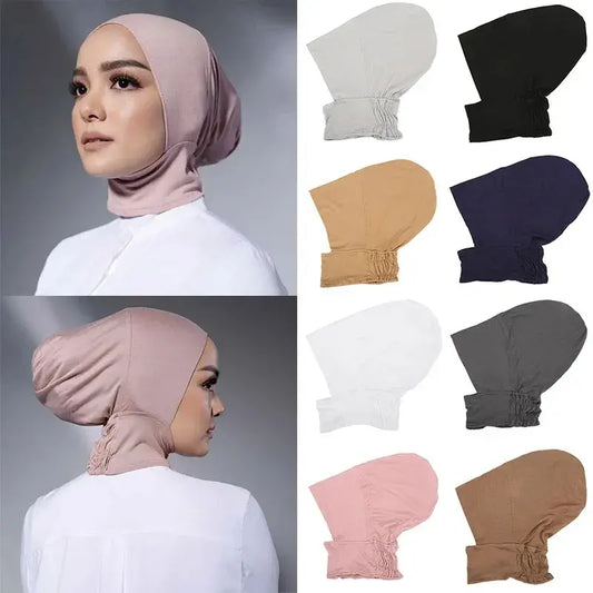 Inner Cap Hijab with Extended Neck Coverage